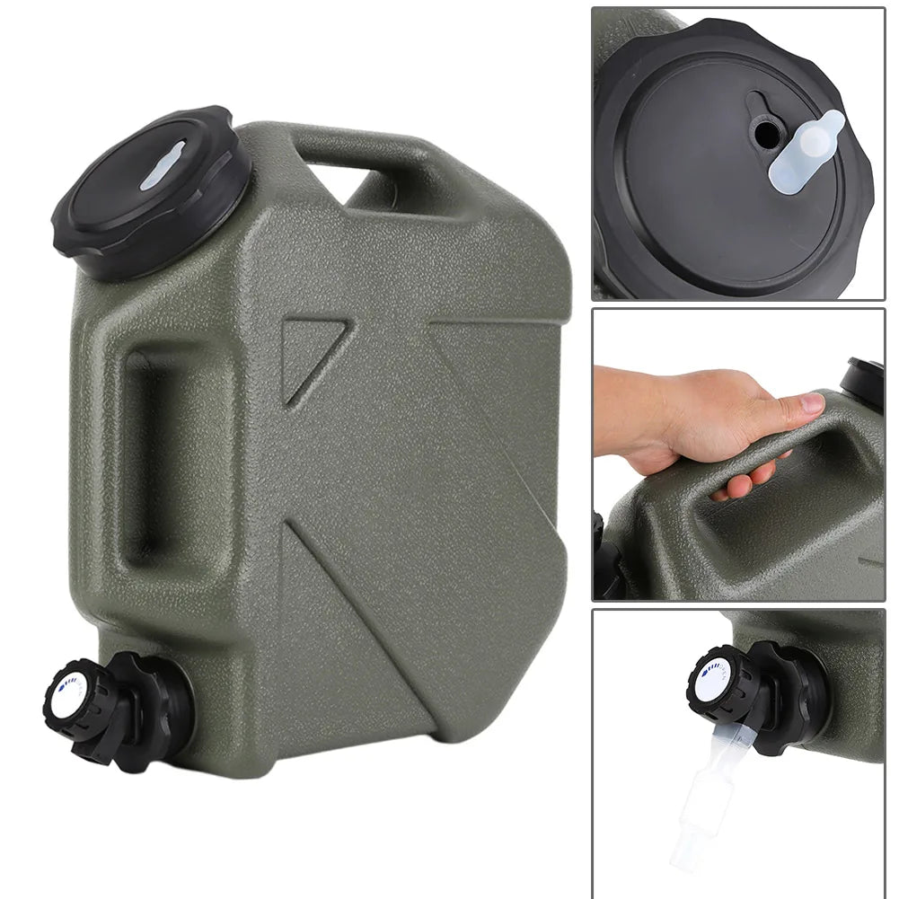 3-12L Water Bucket Large Capacity Portable Camp Water Container