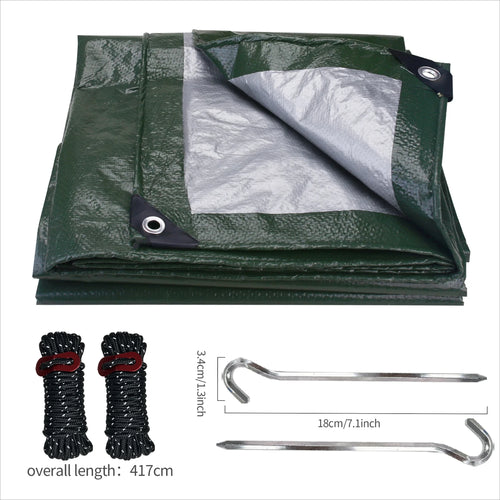 Large Waterproof Camping Tarp | Heavy-Duty Outdoor Rain Cover & Shelter