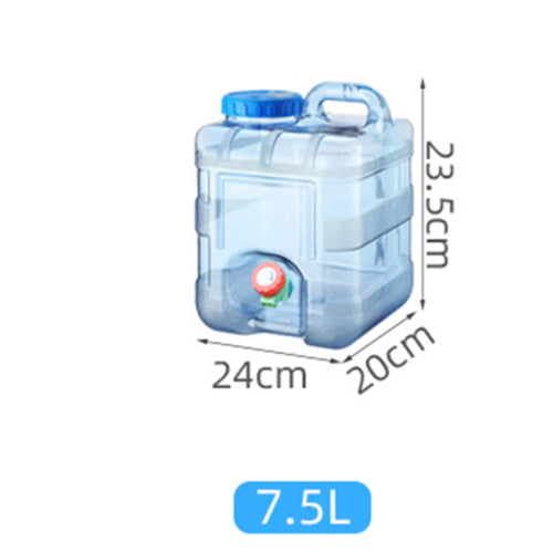 3-12L Water Bucket Large Capacity Portable Camp Water Container