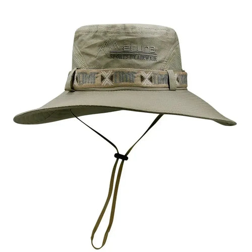 Men’s Outdoor Safari Bucket Hat – UV Protection Wide Brim Sun Hat