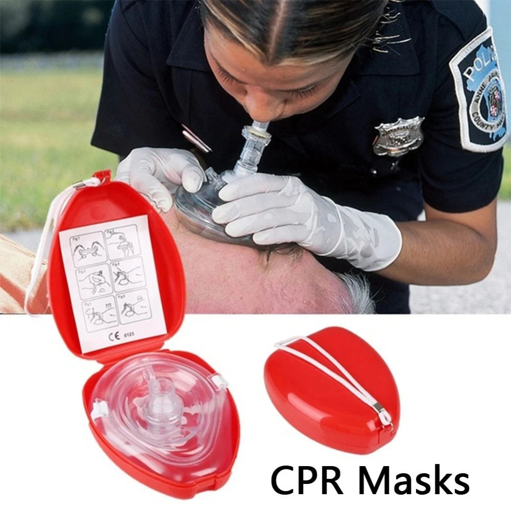 Professional First Aid CPR Breathing Mask – Emergency Rescue Pocket Resuscitator