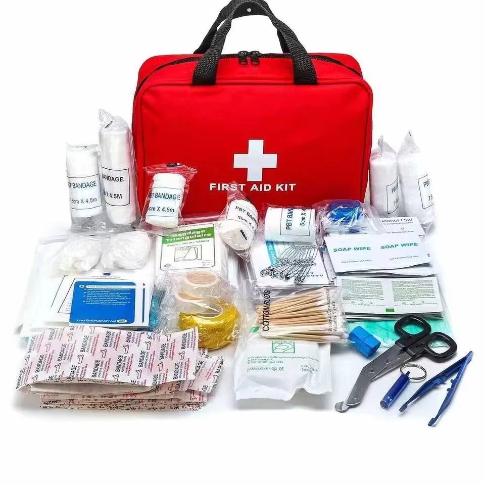 184pcs First Aid Kit, Multi-purpose Emergency Medical Supplies