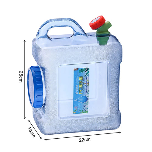 3-12L Water Bucket Large Capacity Portable Camp Water Container
