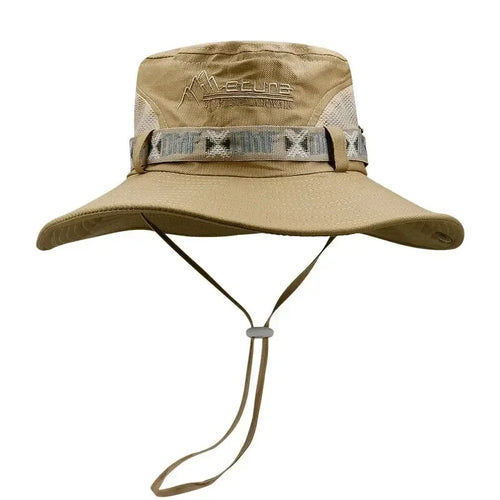 Men’s Outdoor Safari Bucket Hat – UV Protection Wide Brim Sun Hat