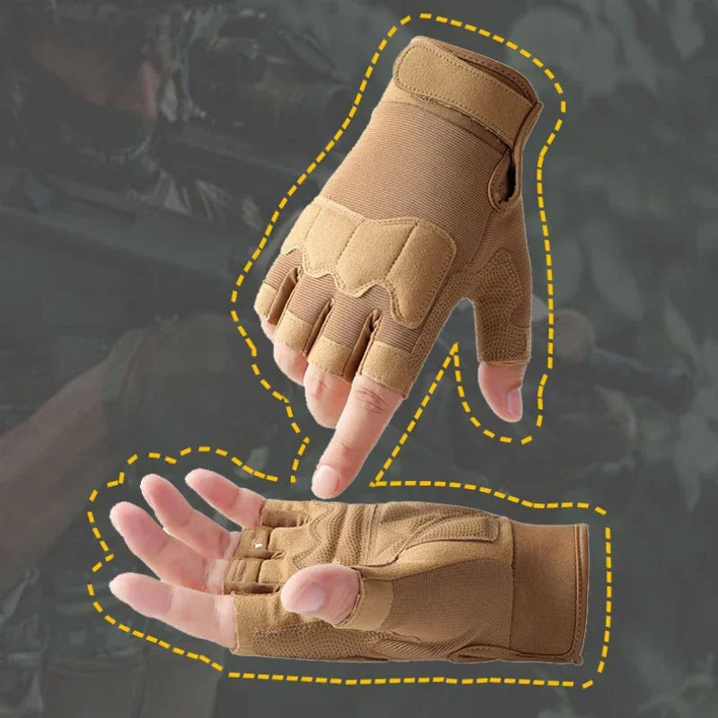 Tactical Gloves Half Finger for Men And Women Outdoor Mountaineering