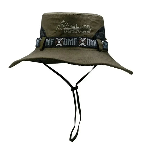 Men’s Outdoor Safari Bucket Hat – UV Protection Wide Brim Sun Hat