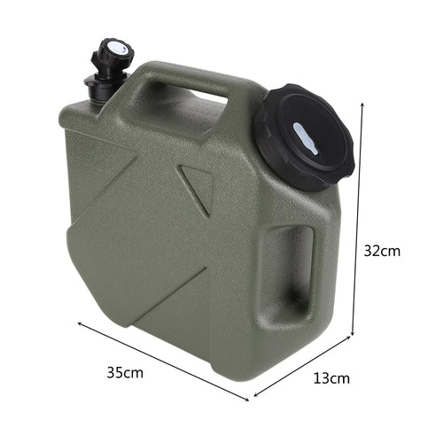 3-12L Water Bucket Large Capacity Portable Camp Water Container