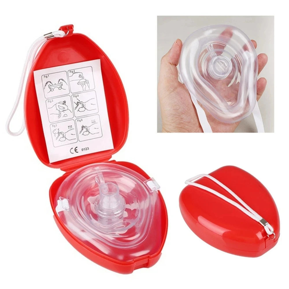 Professional First Aid CPR Breathing Mask – Emergency Rescue Pocket Resuscitator