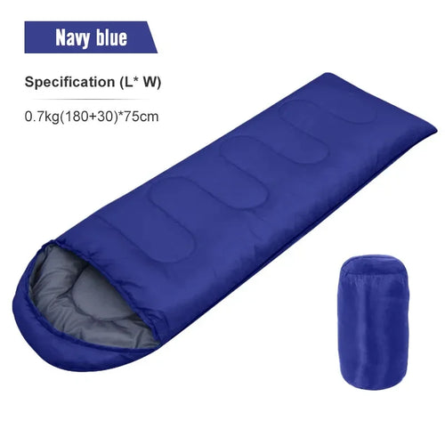 4-Season Camping Sleeping Bag — Lightweight, Warm Envelope Style