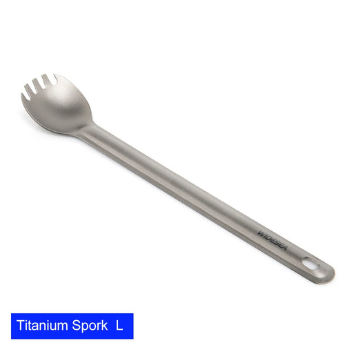 Widesea Camping Titanium Spork  Spoon Outdoor Lightweight Fork