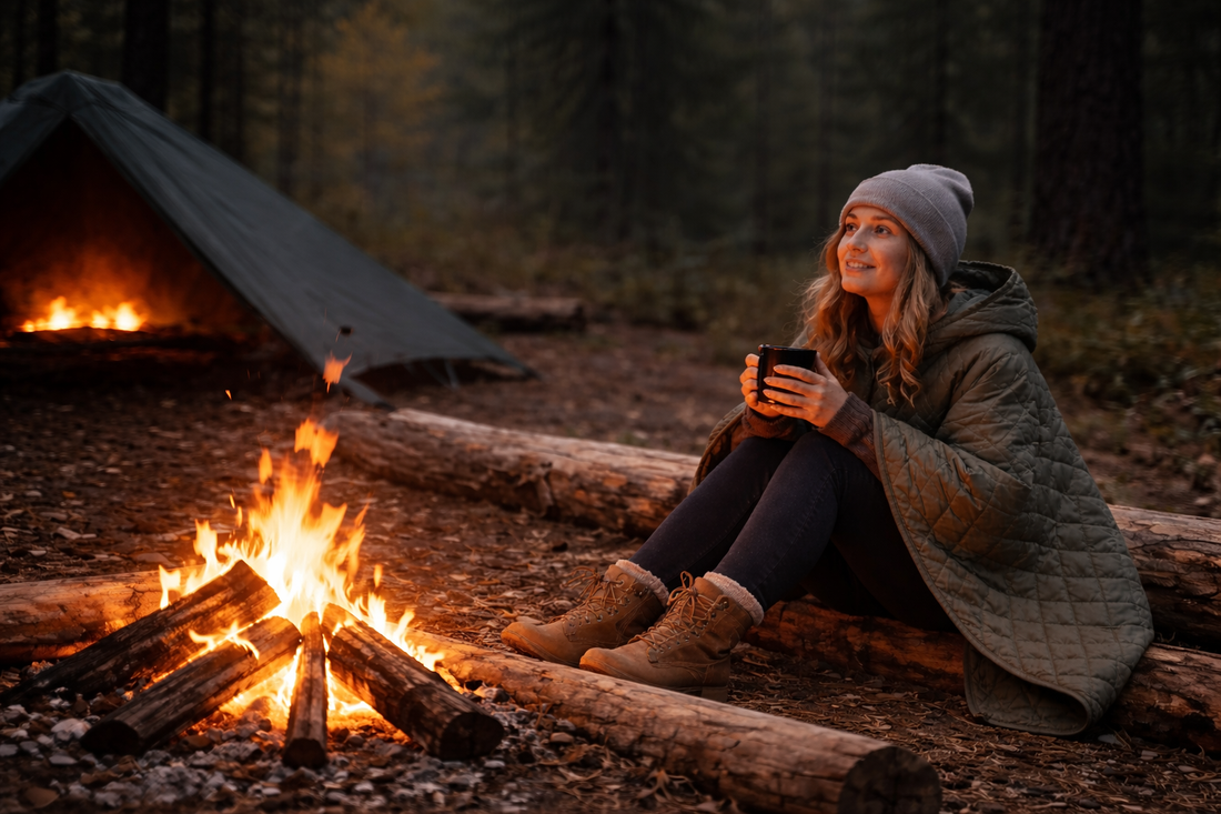 Why a Quilted Poncho Belongs in Every Camping Kit