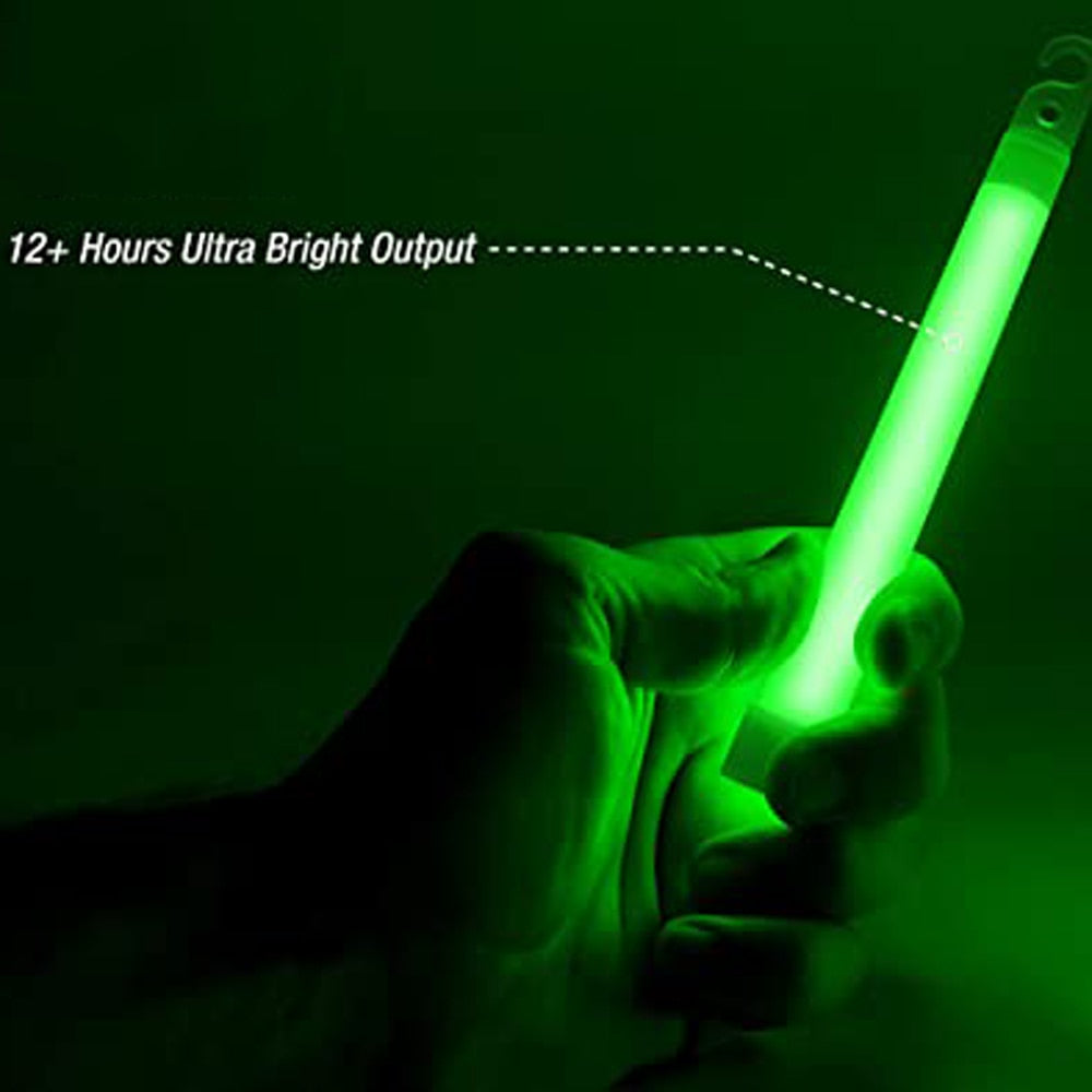 SOS Military Glow Light Sticks – Tactical 6-Pack Emergency Lighting