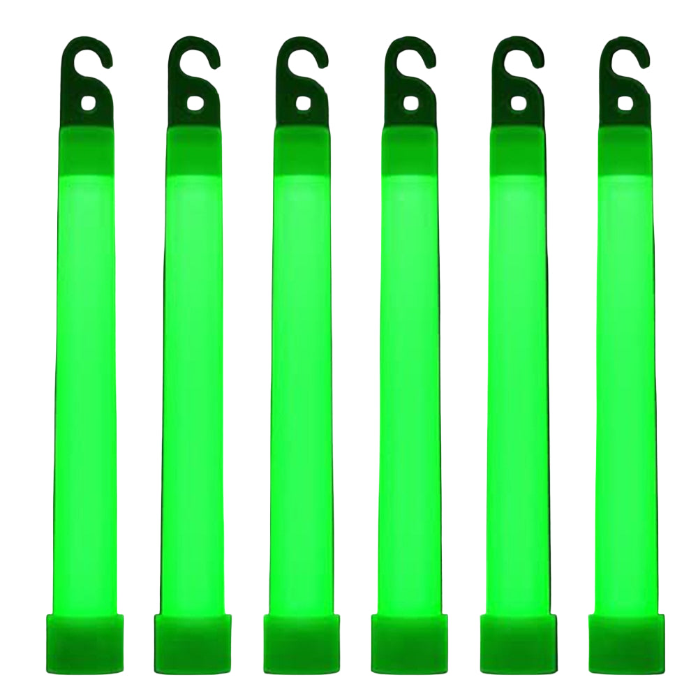 SOS Military Glow Light Sticks – Tactical 6-Pack Emergency Lighting