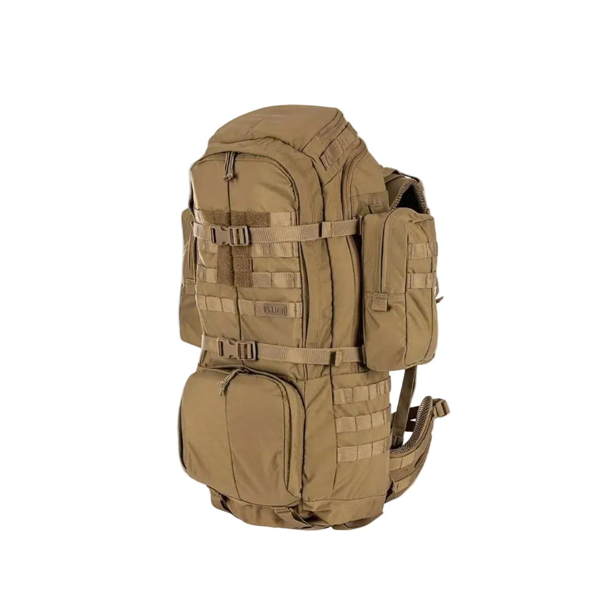 5.11 Rush 100 Tactical Backpack 60L – Modular Load Carry Pack (Coyote)