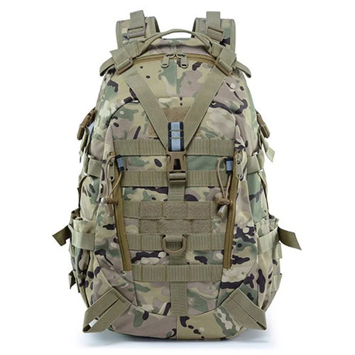 40L Tactical Outdoor Backpack | Waterproof MOLLE Pack for Camping & Bushcraft
