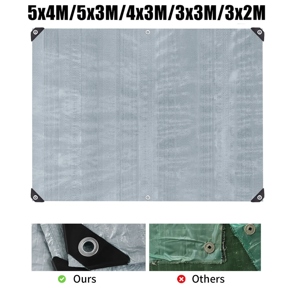 Large Waterproof Camping Tarp | Heavy-Duty Outdoor Rain Cover & Shelter