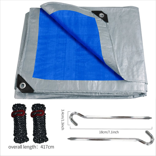 Large Waterproof Camping Tarp | Heavy-Duty Outdoor Rain Cover & Shelter
