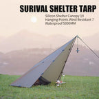 ASTA GEAR Ultralight Camping Tarp | Survival Shelter 3×3 m / 4×4 m