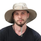 Men’s Outdoor Safari Bucket Hat – UV Protection Wide Brim Sun Hat