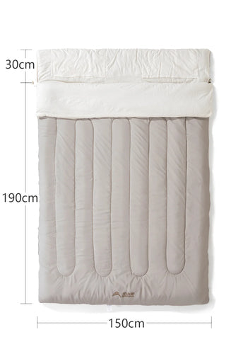 BISINNA 2-Person Camping Sleeping Bag – Convertible Double & Detachable Design