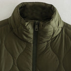 Women’s Quilted Camping Cape Jacket – Insulated Outdoor Shawl Coat