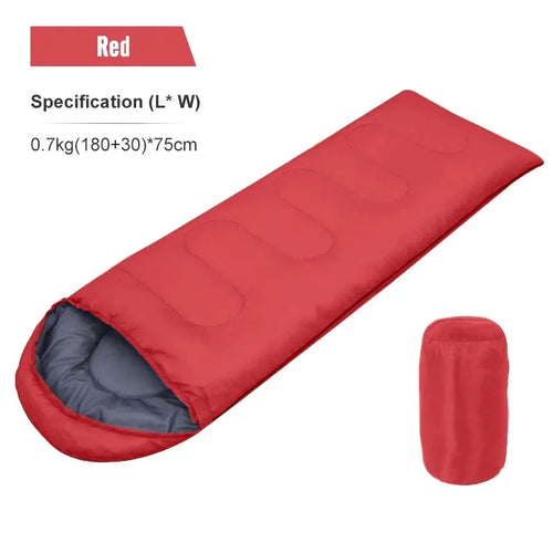 4-Season Camping Sleeping Bag — Lightweight, Warm Envelope Style