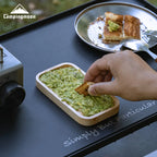 CAMPINGMOON Mini Birch Cutting Board – Portable Outdoor Picnic & Camping Plank