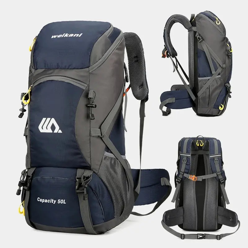 50L Travel Backpack Camping Bag For Men Large Hiking Bag Tourist