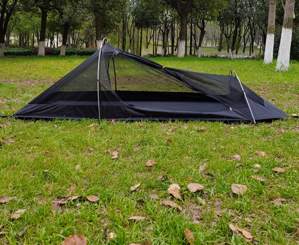 1 Person Ultralight Backpacking Tent | Aluminium Pole 4-Season Shelter