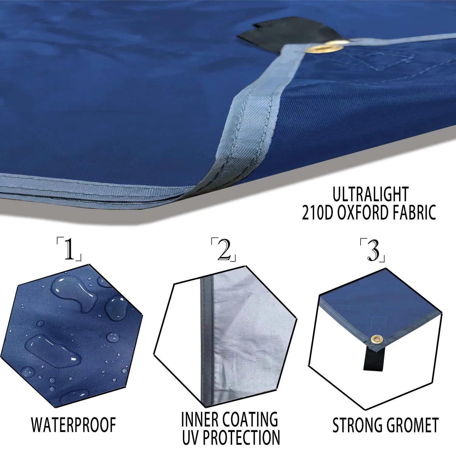 Waterproof Ultralight Sunshade Tarp | 3×4 m Camping Shelter & Garden Canopy