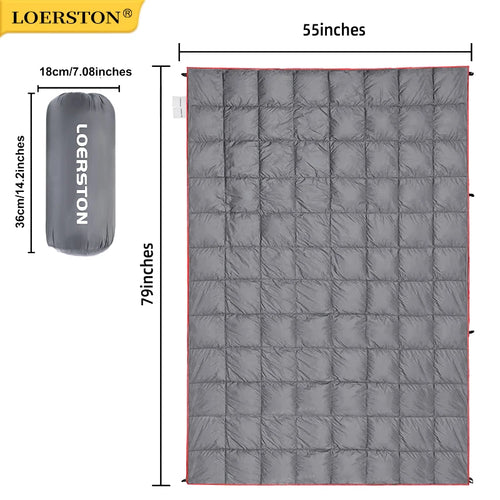 Lightweight Outdoor Camping Blanket – 4-Season Travel Blanket, Water-Resistant