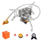 Ultralight 3-Head Gas Camping Stove | Folding 5800W Backpacking Burner