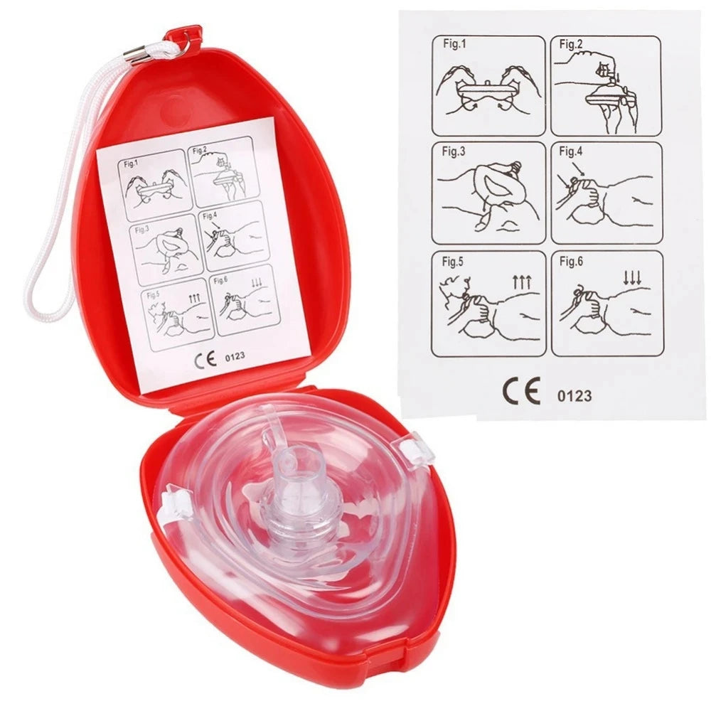 Professional First Aid CPR Breathing Mask – Emergency Rescue Pocket Resuscitator