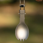 Tiartisan Titanium Foldable Cutlery Set – Lightweight Camping Spork, Fork & Knife