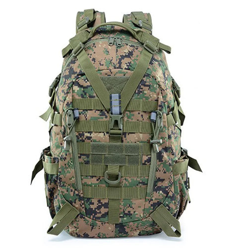 40L Tactical Outdoor Backpack | Waterproof MOLLE Pack for Camping & Bushcraft