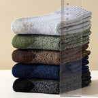 5 Pairs Merino Wool Socks For Men, Super Thick Hiking Socks Thermal