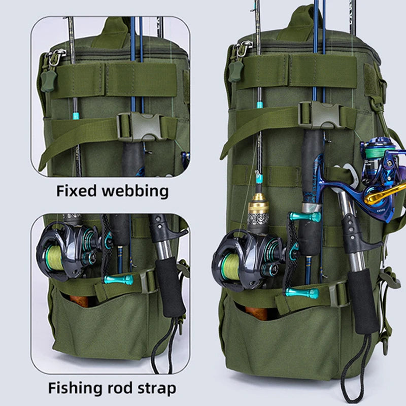 Tactical Outdoor Backpack | Waterproof MOLLE Camping Pack for Bushcraft & Travel