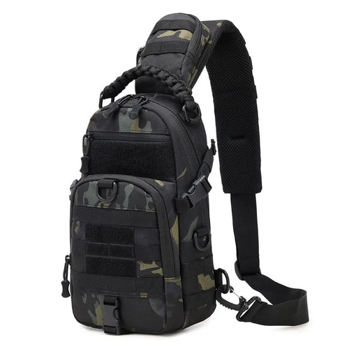 Tactical Chest Bag – MOLLE Crossbody Shoulder Pack for Camping & Hiking