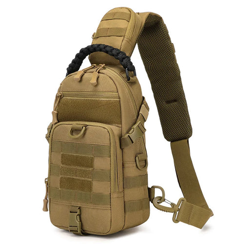 Tactical Chest Bag – MOLLE Crossbody Shoulder Pack for Camping & Hiking
