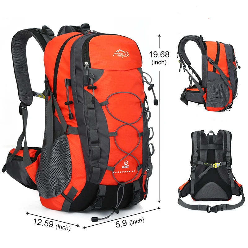 Hiking Storage Backpack Sturdy 40 liter Bag Travel Tactical Backpack