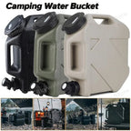 3-12L Water Bucket Large Capacity Portable Camp Water Bag with