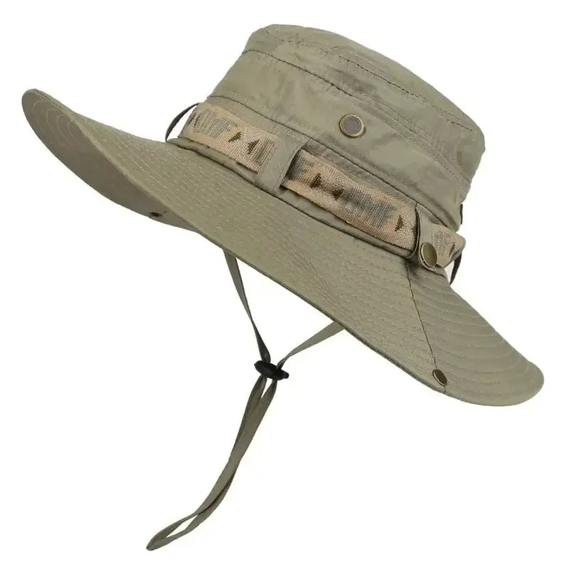 Men’s Outdoor Safari Bucket Hat – UV Protection Wide Brim Sun Hat