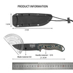 ESEE-5 Fixed Blade Knife – D2 Steel Blade with G10 Handle