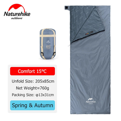 Naturehike Sleeping Bag Ultralight Waterproof Cotton Sleeping Bag