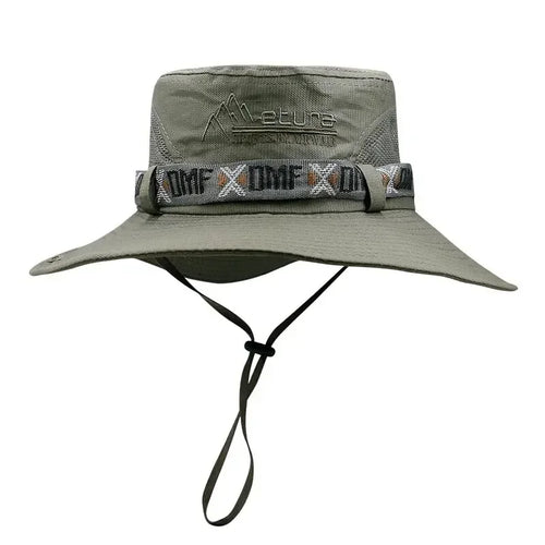 Men’s Outdoor Safari Bucket Hat – UV Protection Wide Brim Sun Hat