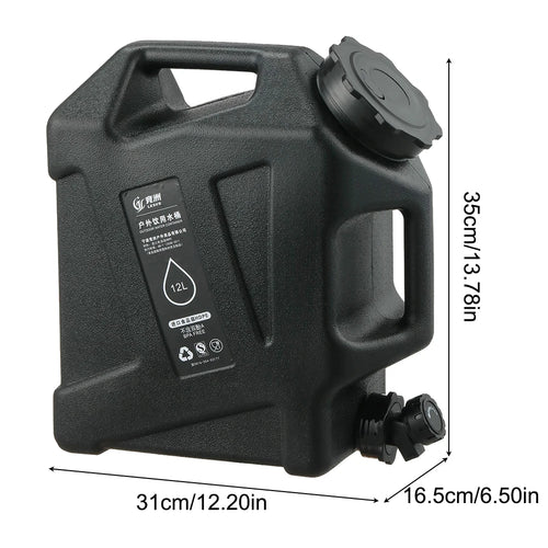 3-12L Water Bucket Large Capacity Portable Camp Water Bag with
