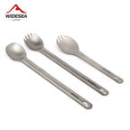 Widesea Camping Titanium Spork  Spoon Outdoor Lightweight Fork
