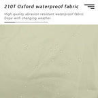 Black Coating Tarp Block 99% UV Ourdoor Camping Waterproof Sun Shelter