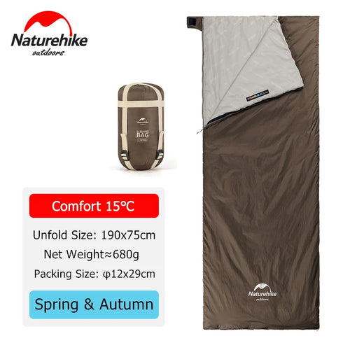 Naturehike Sleeping Bag Ultralight Waterproof Cotton Sleeping Bag