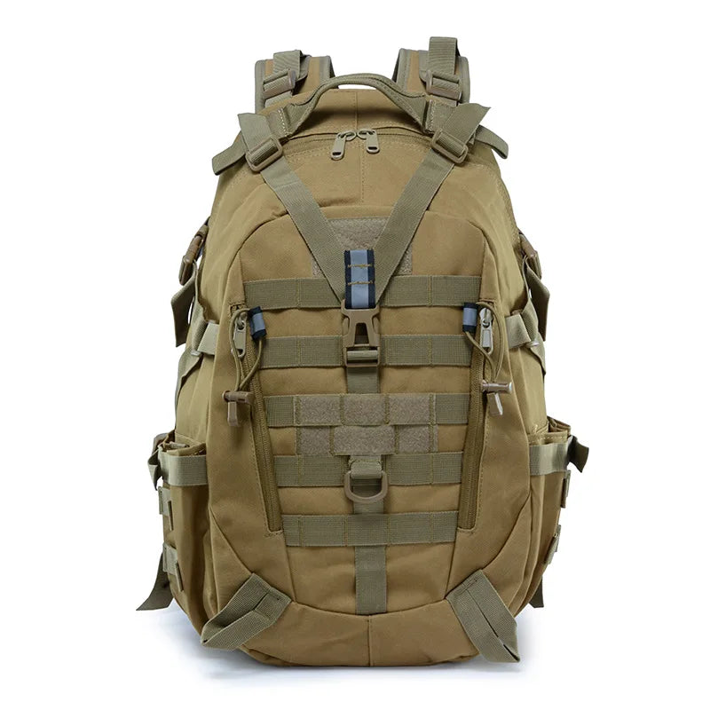 40L Tactical Outdoor Backpack | Waterproof MOLLE Pack for Camping & Bushcraft